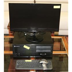 ASUS DESKTOP 1TB HD 8GB RAM, WINDOWS 7, MONITOR