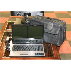ASUS LAPTOP WITH CASE.