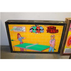 VINTAGE 1970s TABLE TENNIS ARCADE GAME
