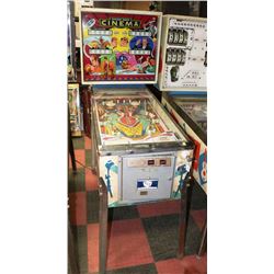 1960s CHICAGO COINS CINEMA PINBALL MACHINE