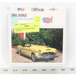 VINTAGE CAR FINDER DODGE  VEHICLES