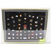 Image 1 : 1988 COMPLETE SPONSOR LAPEL PIN SET, FRAMED