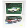 Image 1 : LOT OF 2 VINTAGE CORVETTE PRINTS