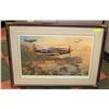 Image 1 : MUSTANGS OVER THE MEDITTERANEAN, FRAMED ORIGINAL