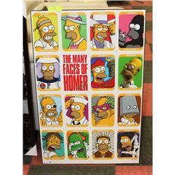 FACES OF HOMER PICTURE.