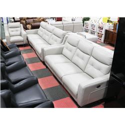 NEW GENUINE LEATHER ELECTRIC RECLINING