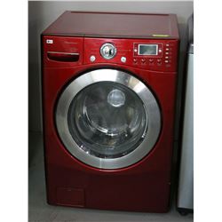 LG FRONT LOAD WASHER, RED