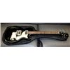 GIBSON ELECTRIC BLACK GUITAR WITH SOFT CASE.