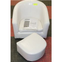 KIDS TUB CHAIR WITH OTTOMAN