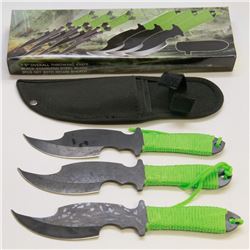 NEW 7.5" 3PC THROWING KNIVES - ON CHOICE