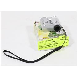 JEWELLERS MAGNIFIER WITH LED LIGHT 60 POWER, NEW