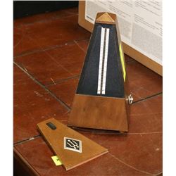 VINTAGE GERMAN WITTNER METRONOME WOODEN