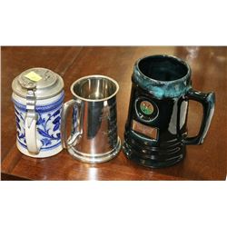 GROUP OF 3 STEINS
