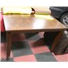 Image 1 : NEW WOOD TONE KITCHEN TABLE 48"X38"X30.5"