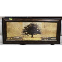 FRAMED PRINT PETER SCULTHORPE "BACKYARD" 56"X26".