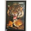 Image 1 : FRAMED TIGER PRINT 26X40.