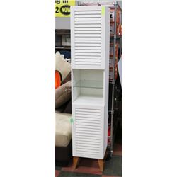 WHITE 2 DOOR CABINET