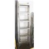 Image 1 : 6' ALUMINUM FOLDING EXTENSION STEP  LADDER