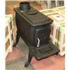 Image 2 : CAST IRON LOG WOOD STOVE