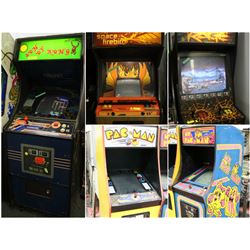 FEATURED LOT: ARCADE GAMES , JUKEBOXES , PACHINKO