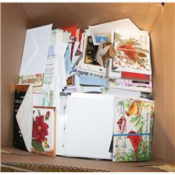 LARGE BOX OF GREETING CARDS