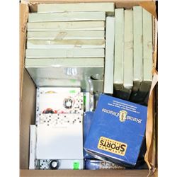 BOX OF PHOTO FRAMES AND FIDGET SPINNERS