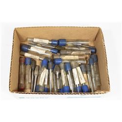 BOX W/34 CARBIDE BURRS, MANY VARIETIES -