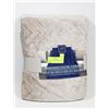 Image 1 : NEW COMFORT EMBOSSED PLUSH THROW -