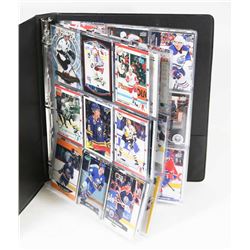 BINDER OF NHL HOCKEY CARDS