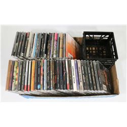 FLAT OF 45+ ROCK CD'S INCL METALLICA, SLAYER, OZZY