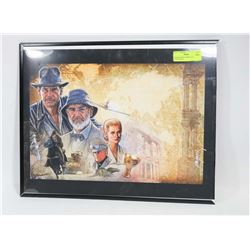 INDIANA JONES TEMPLE OF DOOM SIGNED PRINT