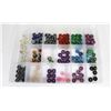 LOT OF 160  ASSORTED GENUINE GEMSTONE BEADS