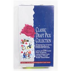 1991 CLASSIC MIXED SPORT DRAFT PICK COLLECTION