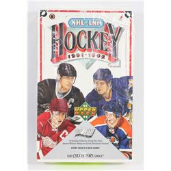 1991-92 UPPER DECK HOCKEY FACTORY SEALED BOX
