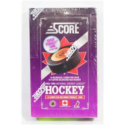 1993-94 SCORE HOCKEY FACTORY SEALED BOX. CANADIAN