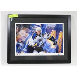CHRIS PRONGER FRAMED AUTOGRAPHED PICTURE