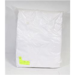 PACKAGE OF 6 NEW  WHITE SIZE TWIN FLAT SHEETS