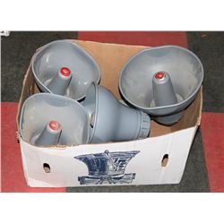 LOT  OF 4 FEDERAL SIGNAL SELECTONE MODEL 300 GCS