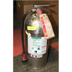 BADGER STAINLESS STEEL FIRE EXTINGUISHER