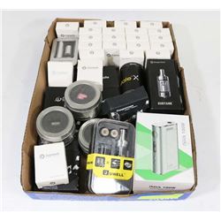 LARGE FLAT OF ASSORTED VAPE ACCESSORIES ON CHOICE
