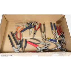 LARGE FLAT W/PLIERS, SNIPS, CRESCENT