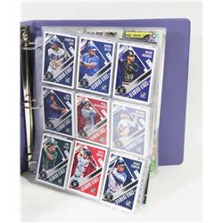 BINDER OF MLB BASEBALL CARDS.