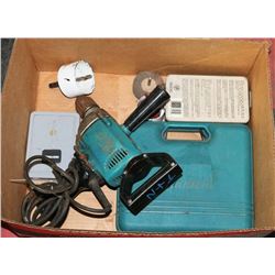 BOX W/MAKITA 6013B-R, 13 MM HEAVY DUTY