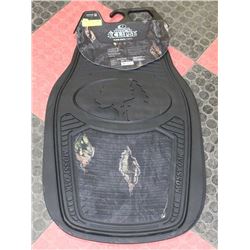 SET OF 2 HEAVY MOSSY OAK VEHICLE FLOOR MATS