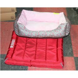 PAIR OF PET BEDS