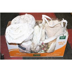 LARGE OF DOILY TABLE CLOTHS