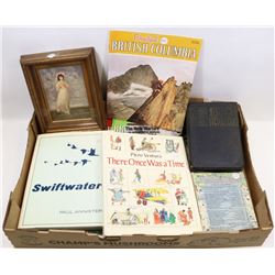 FLAT OF VINTAGE BOOKS