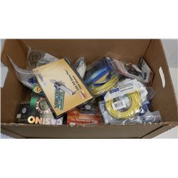 BOX OF ASSORTED COMPUTER ACCESSORIES INCLUDING