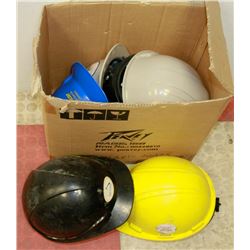 LOT OF 6 HARDHATS