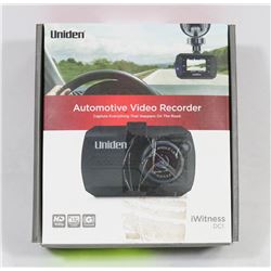 NEW UNIDEN IWITNESS DC1 AUTOMOTIVE VIDEO RECORDER